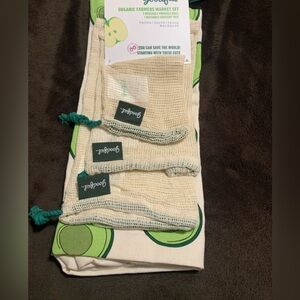 GOODFUL 100% organic cotton four piece eco-friendly mesh bags NWT